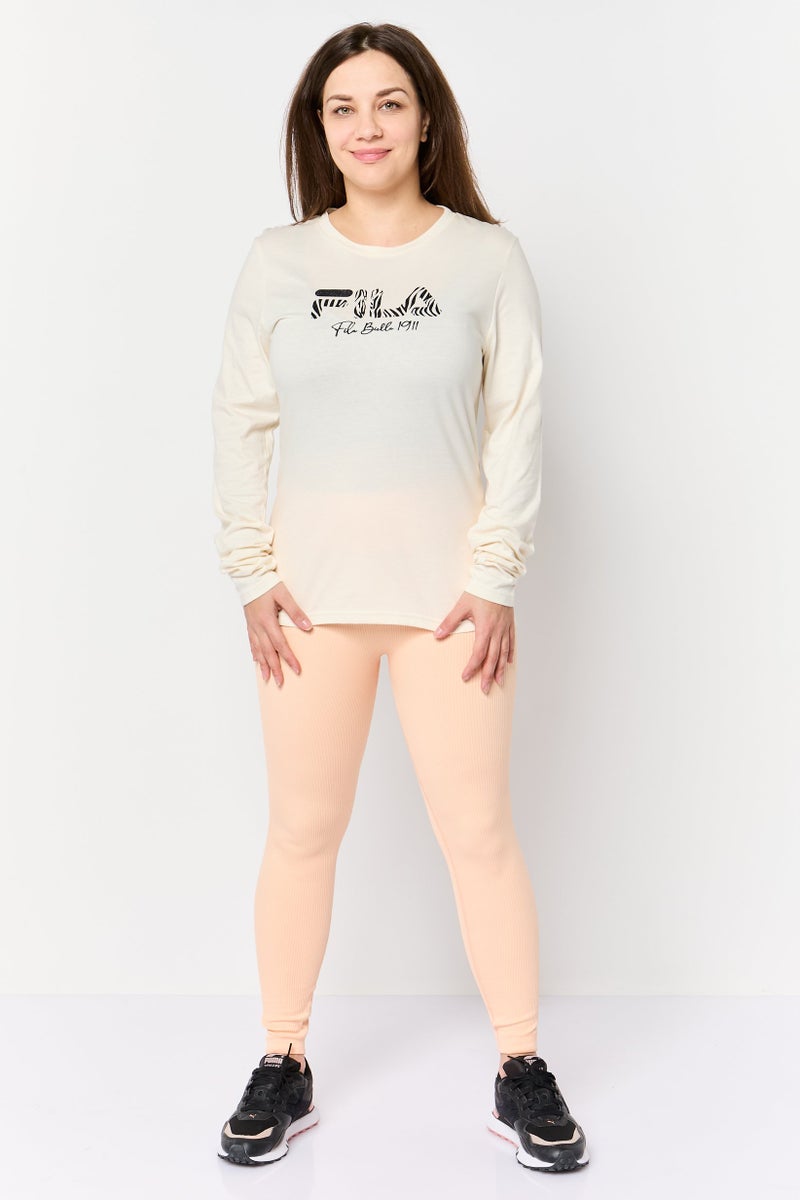 FILA Women Sportswear Fit Long Sleeve Outdoor T-Shirt, Multicolor - Image 2