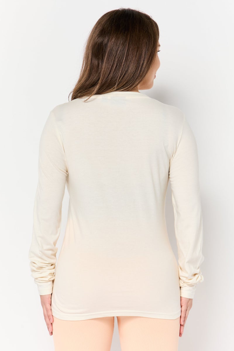 FILA Women Sportswear Fit Long Sleeve Outdoor T-Shirt, Multicolor - Image 4