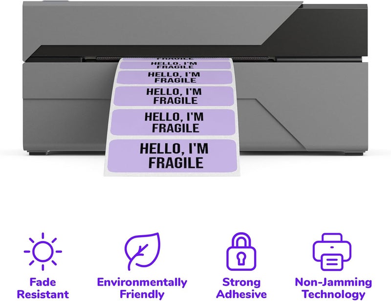 ROLLO 2x1 Sticker Labels - Roll of 1,000 Blue Labels - Multi-Purpose Direct Thermal Printer Stickers - Image 5