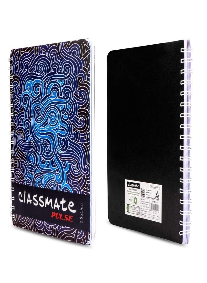 Classmate 6 Subject Notebook - 24 X 18 cm, 300 Pages, PVC Cover, Single Ruled - Image 3