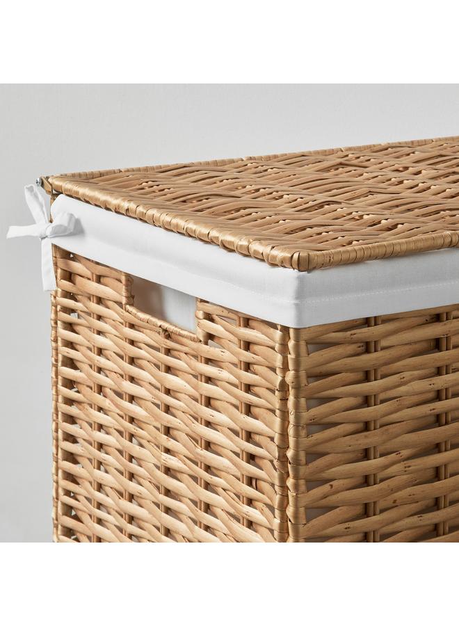 erorex Laundry basket, willow/handmade, 100 l - Image 2