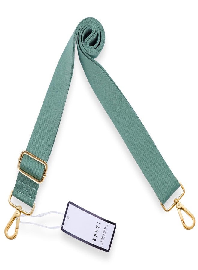Kolti Purse Strap Replacement Crossbody Handbag Stripe Wide Adjustable, Gold Buckle-476, 30" To 62" (32" Extended) X 1.5" - Image 4