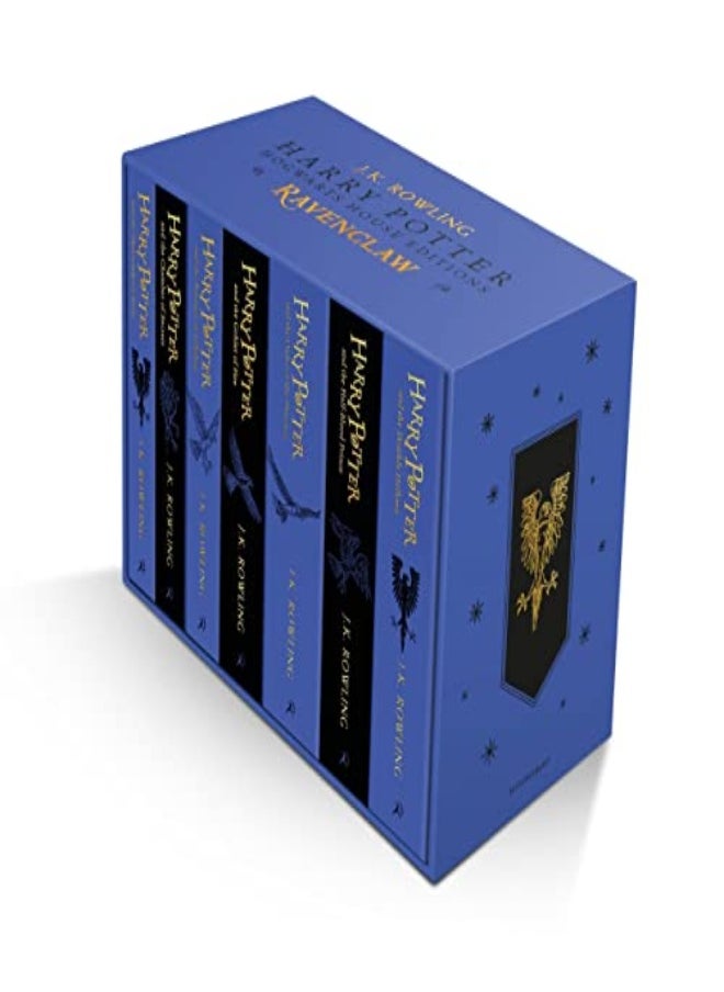 Harry Potter Ravenclaw House Editions Paperback Box Set by Rowling, J.K. Paperback 