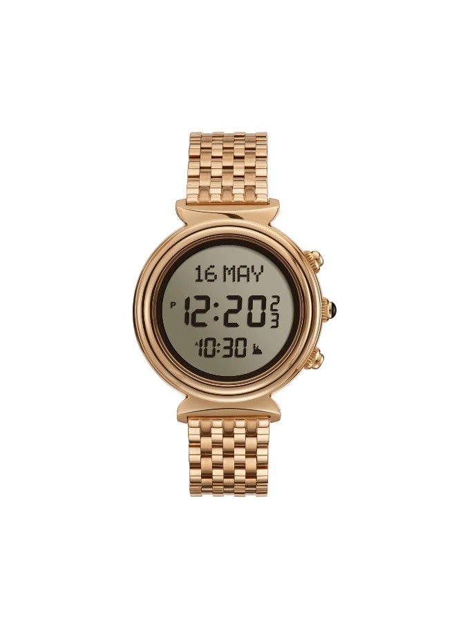 الفجر الساعة النسائية WF-14S ذهب وردي - Image 1