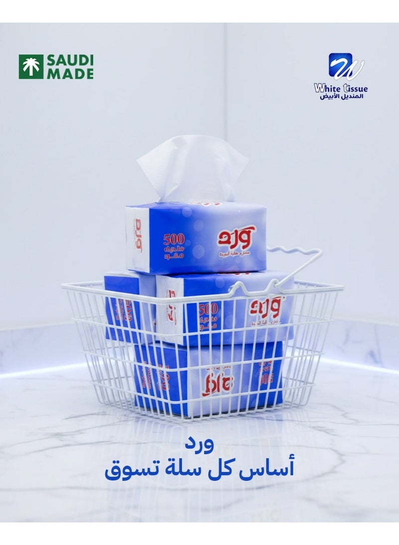 ورد مناديل ورد 500 منديل مفرد 32 عبوة - Image 5