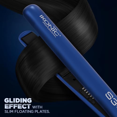 IKONIC S3+ Ceramic (Blue and black) Hair Straightener - Image 3