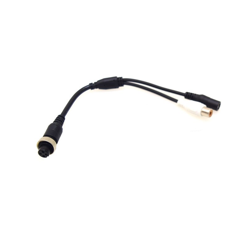 EKYLIN 4 Pin to RCA Adapter, Shockproof Waterproof Female 4-Pin to RCA (A/V) Adapter Wire, RCA to 4-PIN Monitor/Camera Adapter - Image 1