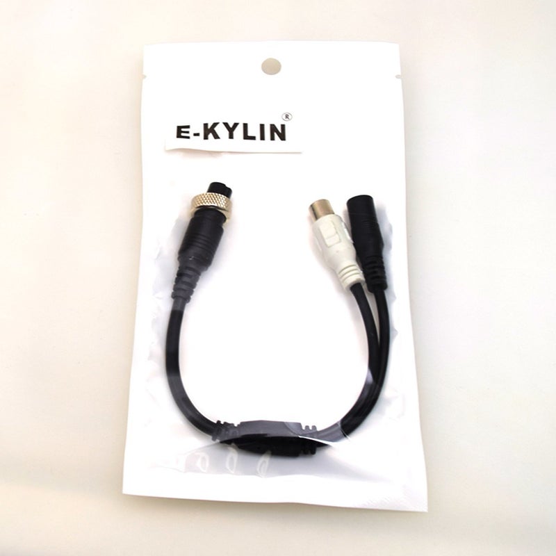 EKYLIN 4 Pin to RCA Adapter, Shockproof Waterproof Female 4-Pin to RCA (A/V) Adapter Wire, RCA to 4-PIN Monitor/Camera Adapter - Image 5