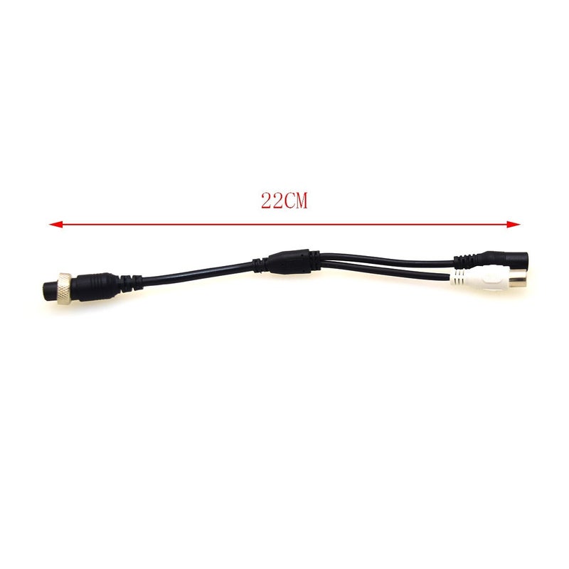EKYLIN 4 Pin to RCA Adapter, Shockproof Waterproof Female 4-Pin to RCA (A/V) Adapter Wire, RCA to 4-PIN Monitor/Camera Adapter - Image 2
