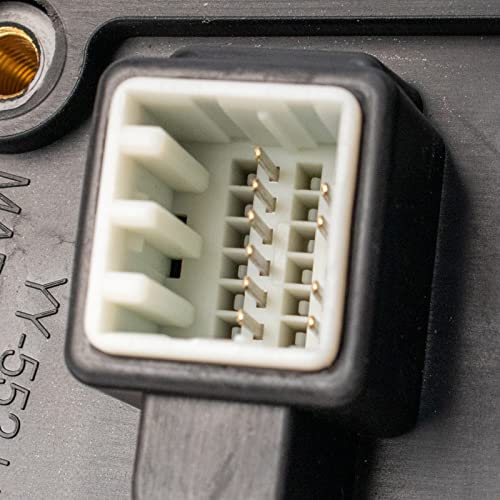 TRQ Driver Side Power Heated Folding Mirror with Blind Spot Indicator Paint to Match Smooth Black Compatible with 2020-2022 Kia Sportage KI1320251 - Image 2