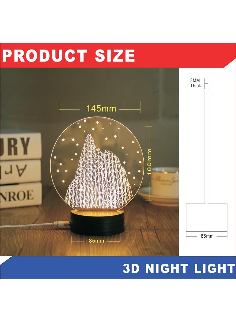 general 3D Illusion Multi Color Night Light - Image 1