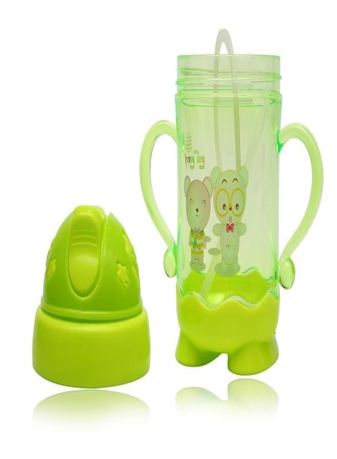 Alya The Cheeky Kidzz Premium Baby Straw Sipper 250ml for Feeding Water Milk Liquids Feeder Bottle (Design 606) - Image 4
