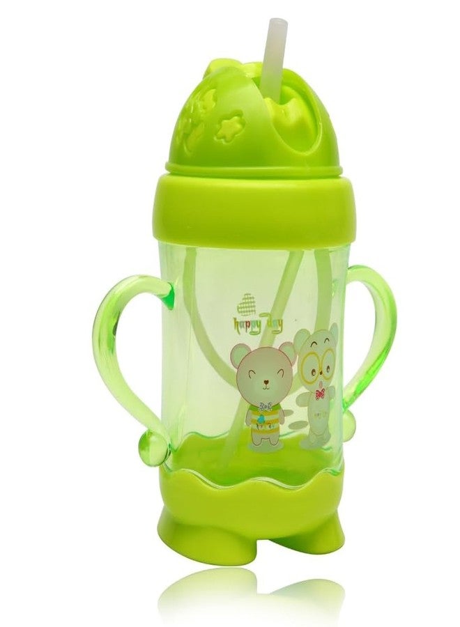 Alya The Cheeky Kidzz Premium Baby Straw Sipper 250ml for Feeding Water Milk Liquids Feeder Bottle (Design 606) - Image 2