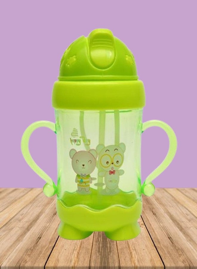 Alya The Cheeky Kidzz Premium Baby Straw Sipper 250ml for Feeding Water Milk Liquids Feeder Bottle (Design 606) - Image 5