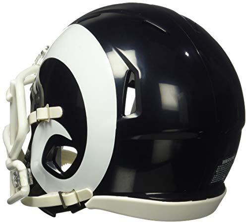 Riddell خوذة كرة القدم المصغرة ريدل NFL لوس أنجلوس رامز، بيضاء، متوسطة - Image 2