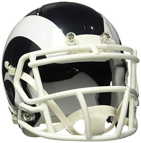 Riddell خوذة كرة القدم المصغرة ريدل NFL لوس أنجلوس رامز، بيضاء، متوسطة - Image 4