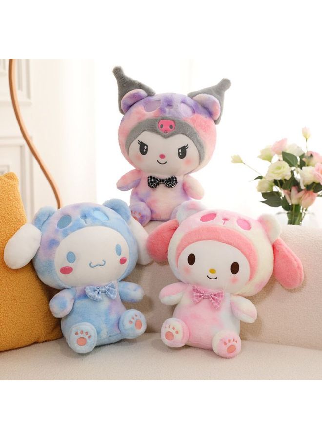 Loquat Internet Celebrity Explosions Tie-Dye Deviruchi Doll Doll Plush Toy White Dog Doll Bed Pillow Girl Gift-Specifications:Symphony Jade White Dog-Color:50cm  0.5kg - Image 2