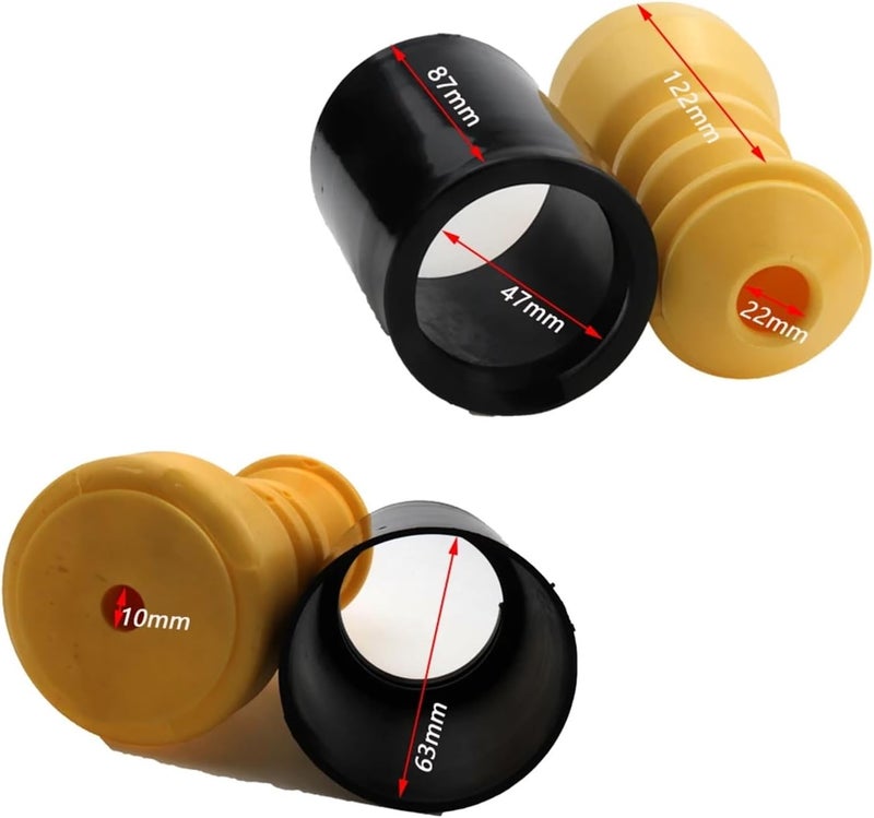 Wivplex Rear Dust Cover Air Shock Absorber Boot Set - Image 2