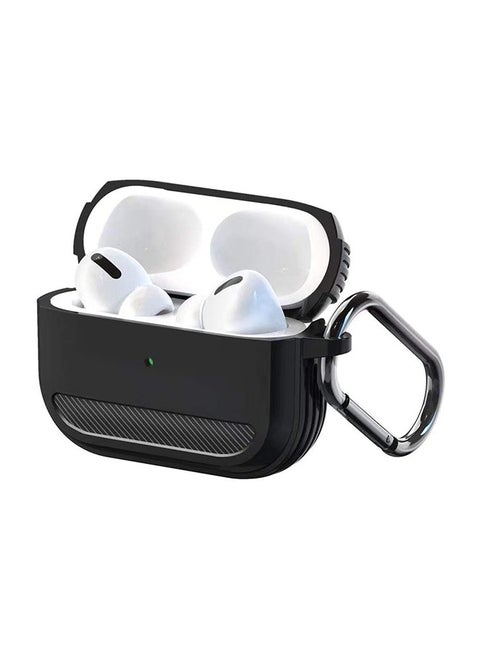 Rugged Armor Designed Shock Absorbing Case With Keychain For Apple AirPods Pro 2019