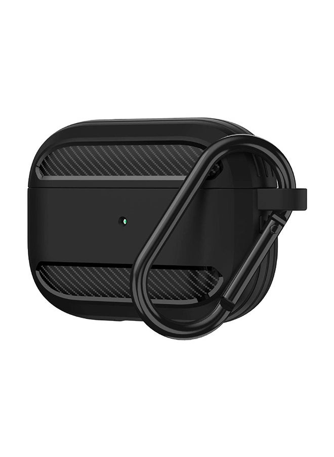 Generic - Rugged Armor Designed Shock Absorbing Case With Keychain For Apple AirPods Pro 2019 - Image 1