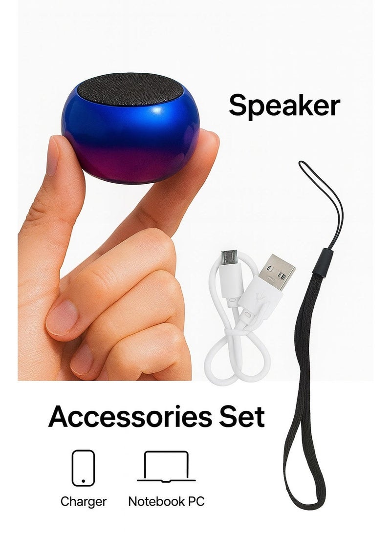 سبيكر بلوتوث لاسلكي صغير – مكبر صوت محمول قابل للشحن - Image 1