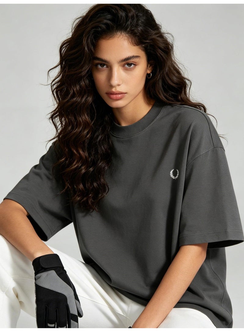 Fred Perry men's and women's laurel logo T-shirt | T-shirt/classic casual pullover/cotton 300g - Image 2