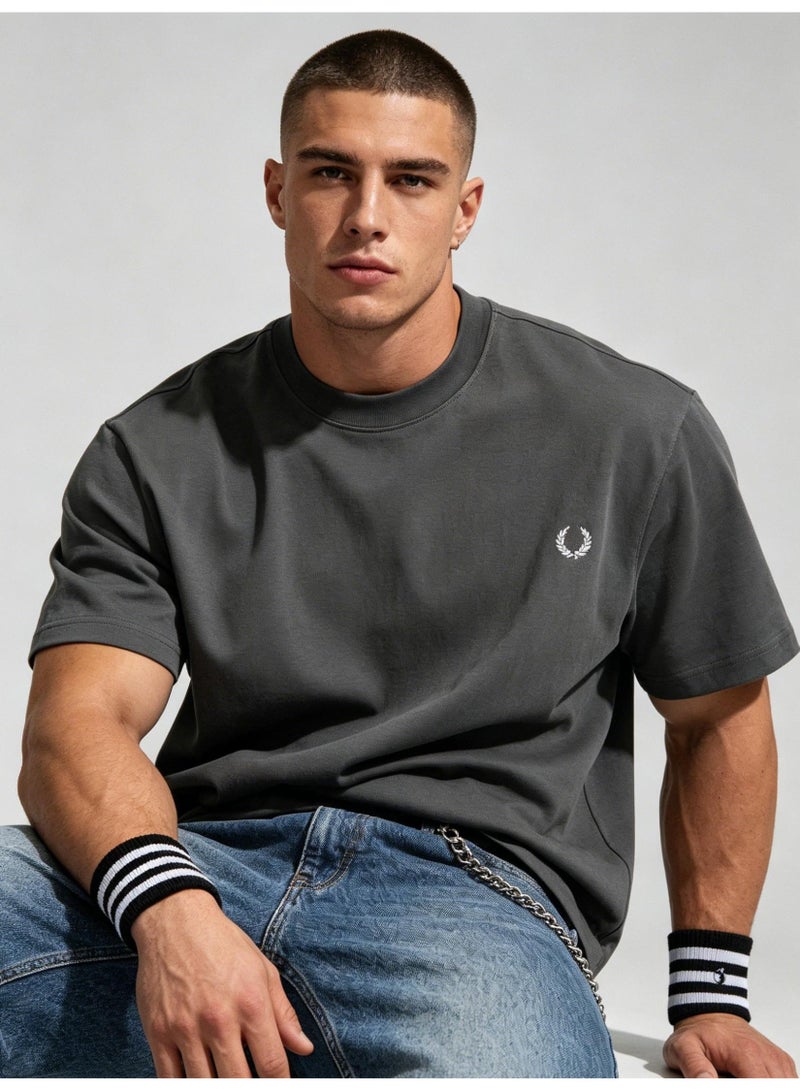 Fred Perry men's and women's laurel logo T-shirt | T-shirt/classic casual pullover/cotton 300g - Image 1