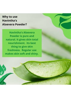 Havintha Natural Aloe Vera Powder For Hair Growth, Face Wash - 227 Grams  - Image 5
