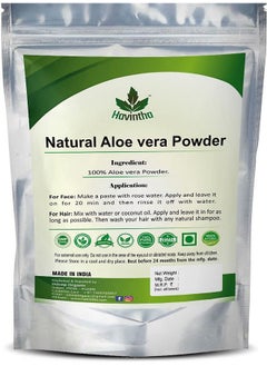 Havintha Natural Aloe Vera Powder For Hair Growth, Face Wash - 227 Grams  - Image 2