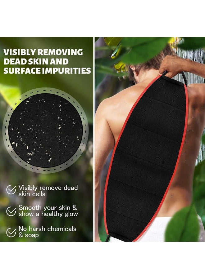 Evridwear Exfoliating Body Scrubber With Handles Back Washer Back Scrubber For Shower Bath Dry Skin Whole Body Deep Clean Men Women(Heavy) - Image 3