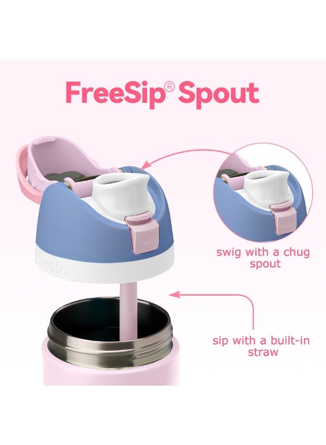 Owala FreeSip Insulated Stainless Steel Water Bottle With Straw For Sports Travel And School BPA Free Sports Water Bottle(Pink 24OZ) - Image 2