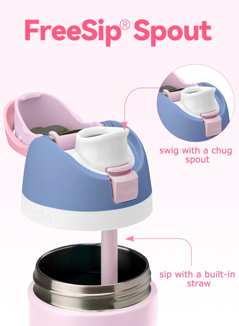 Owala FreeSip Insulated Stainless Steel Water Bottle With Straw For Sports Travel And School BPA Free Sports Water Bottle(Pink 24OZ) - Image 2