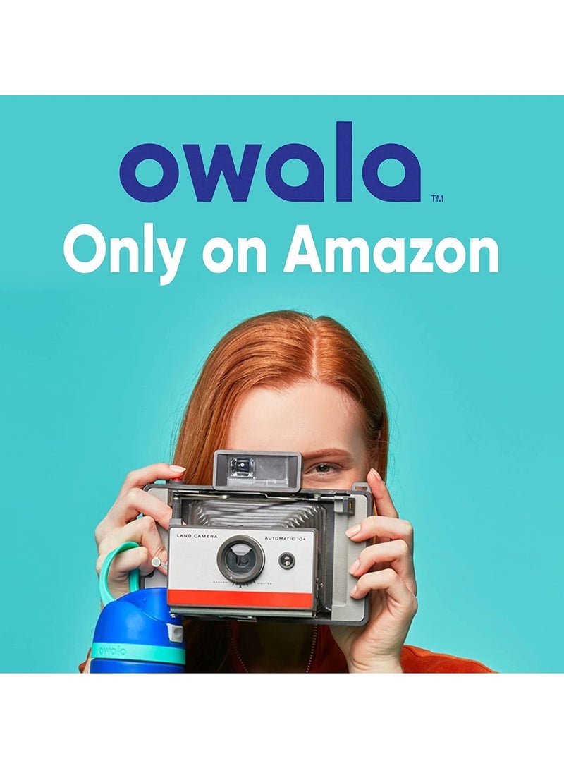 Owala - FreeSip Insulated Stainless Steel Water Bottle With Straw For Sports Travel And School BPA Free Sports Water Bottle(Pink 24OZ) - Image 1