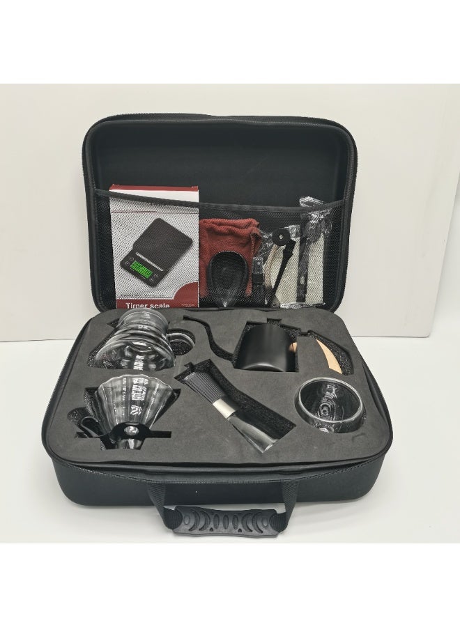 ARSTID V60 Drip Coffee Maker Pour Over Premium Kit 14 Cup Drip Coffee Maker with Black Specialty Coffee Bag - Image 3