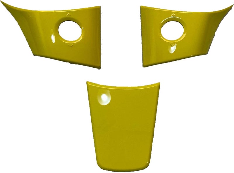 Wivplex Yellow Steering Wheel Patch for Tesla Model 3 & Y - Image 1