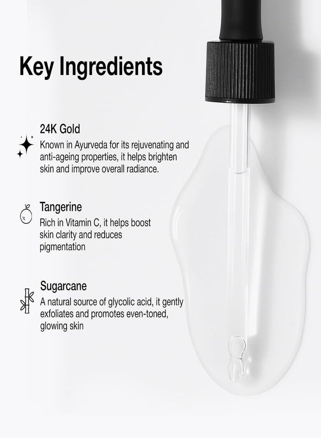 Sadhev Ayurvedic 24K Gold Radiance Serum - 10ml - Image 2