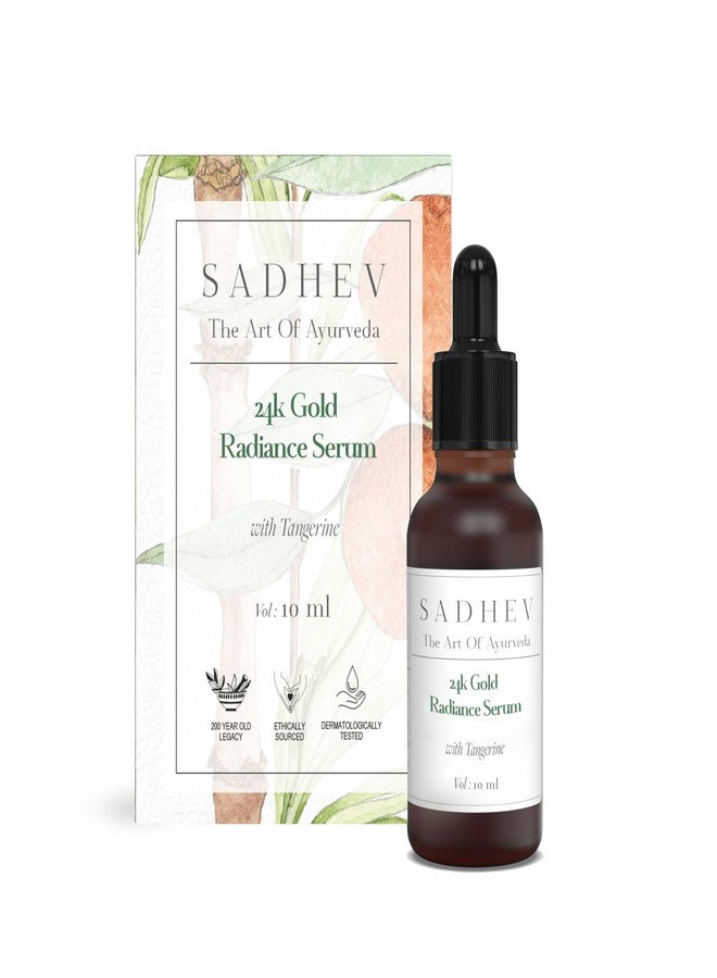 Sadhev Ayurvedic 24K Gold Radiance Serum - 10ml - Image 1