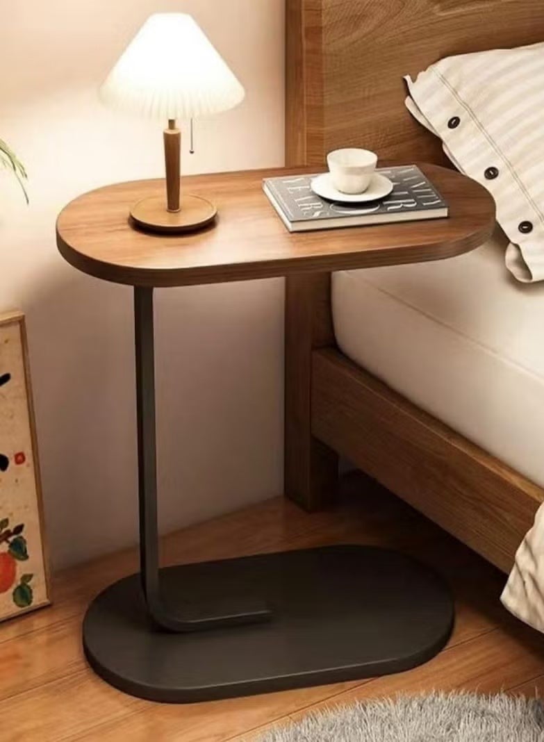 ترابيزة جانبية مودرن بشكل حرف C-تنزلق تحت الكنب أو السرير بسهولة - Image 2