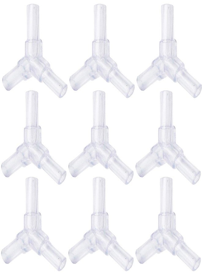 Xiaoyztan 60 Pcs Plastic 3-Way Y-Shape Aquarium Air Valves Splitter Pump Tubing Connectors - Image 2