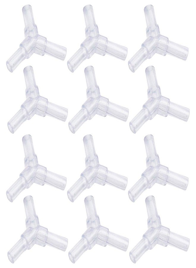 Xiaoyztan 60 Pcs Plastic 3-Way Y-Shape Aquarium Air Valves Splitter Pump Tubing Connectors - Image 1