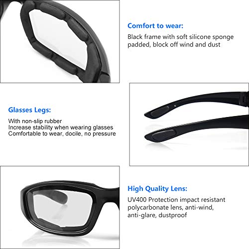surpassme نظارات ركوب الدراجات النارية من سورباسمي للحماية للعيون - Image 3