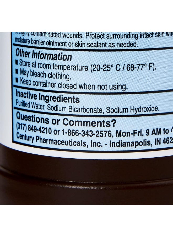 McKesson McKesson Dakin's Solution-Full Strength 304360946160 Sodium Hypochlorite 0.5% Wound Therapy for Acute and Chronic Wounds by Century Pharmaceuticals  - Image 2