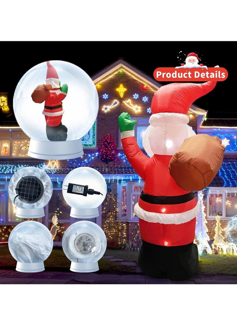 TAPIT - 6 FT Santa Claus Inflatable Christmas Decorations Blow Up Funny Santa Claus Blow Up with Gift Boxes for Christmas Indoor Outdoor Yard Decorations - Image 1