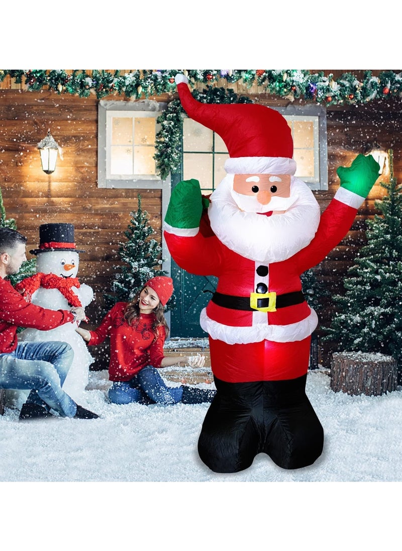 TAPIT - 6 FT Santa Claus Inflatable Christmas Decorations Blow Up Funny Santa Claus Blow Up with Gift Boxes for Christmas Indoor Outdoor Yard Decorations - Image 1