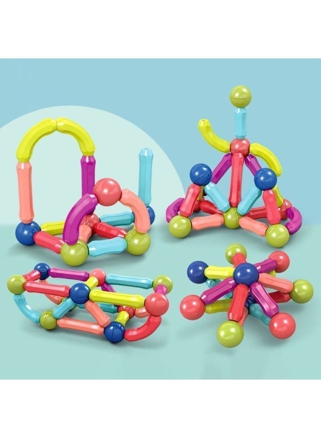 Magnetic Sticks and Balls Building Set – 42 Pieces - Image 4