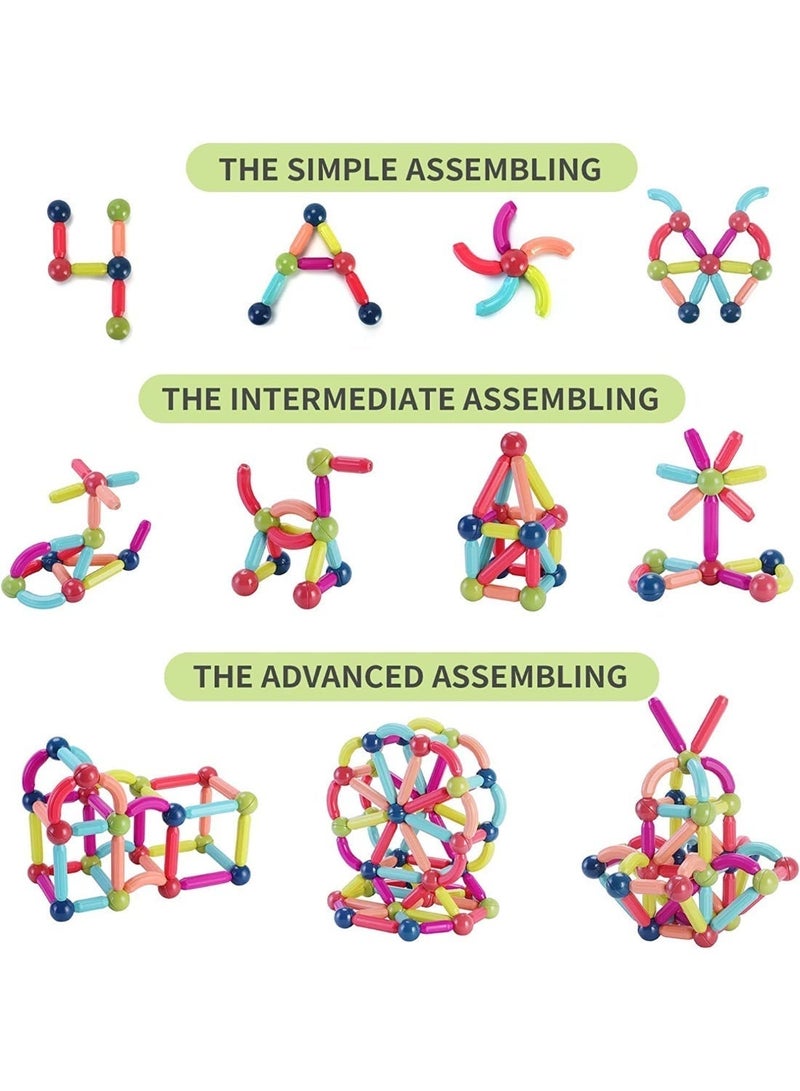 Magnetic Sticks and Balls Building Set – 42 Pieces - Image 5