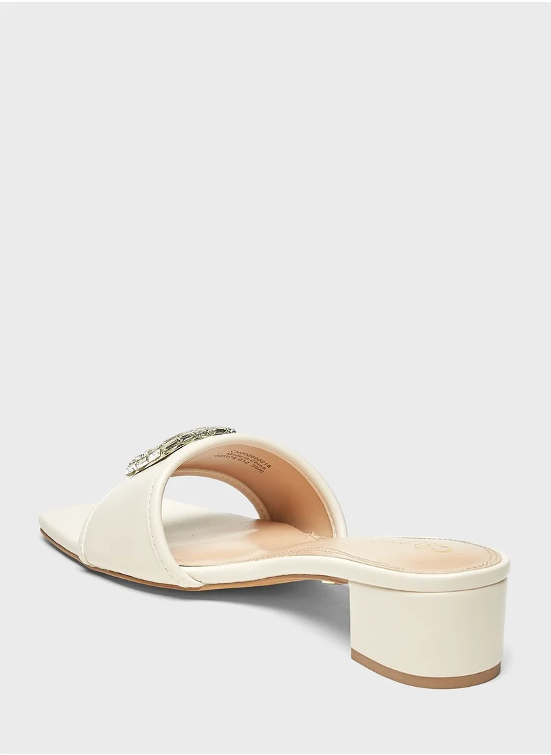 Celeste One Strap Low Heel Sandals