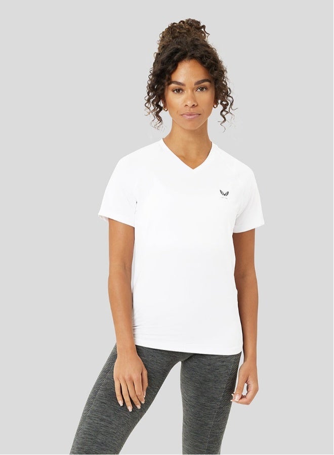 CASTORE Women'S White Protek Training Tee - Image 2