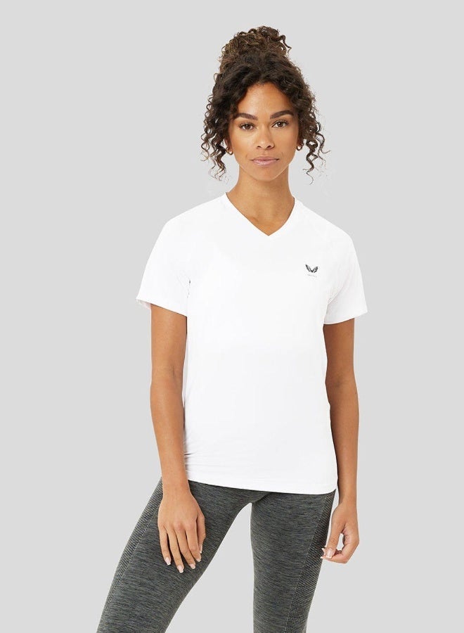 CASTORE Women'S White Protek Training Tee - Image 1
