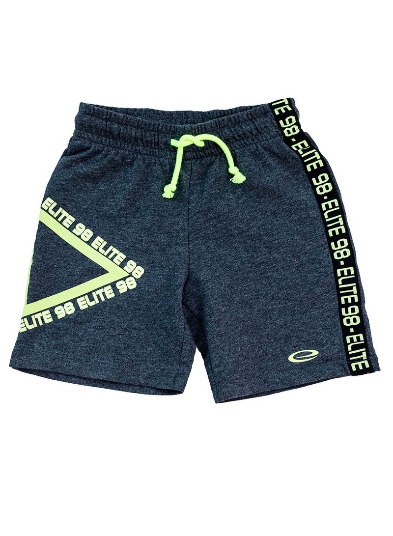 ويني بي بنطلونات الأولاد ملابس الصيف للأطفال شورت قصير للأطفال الصغار حتى الركبة بنطلون مطبوع باللون الأخضر النيون بنطلون رياضي 2 4 6 سنوات - Image 1